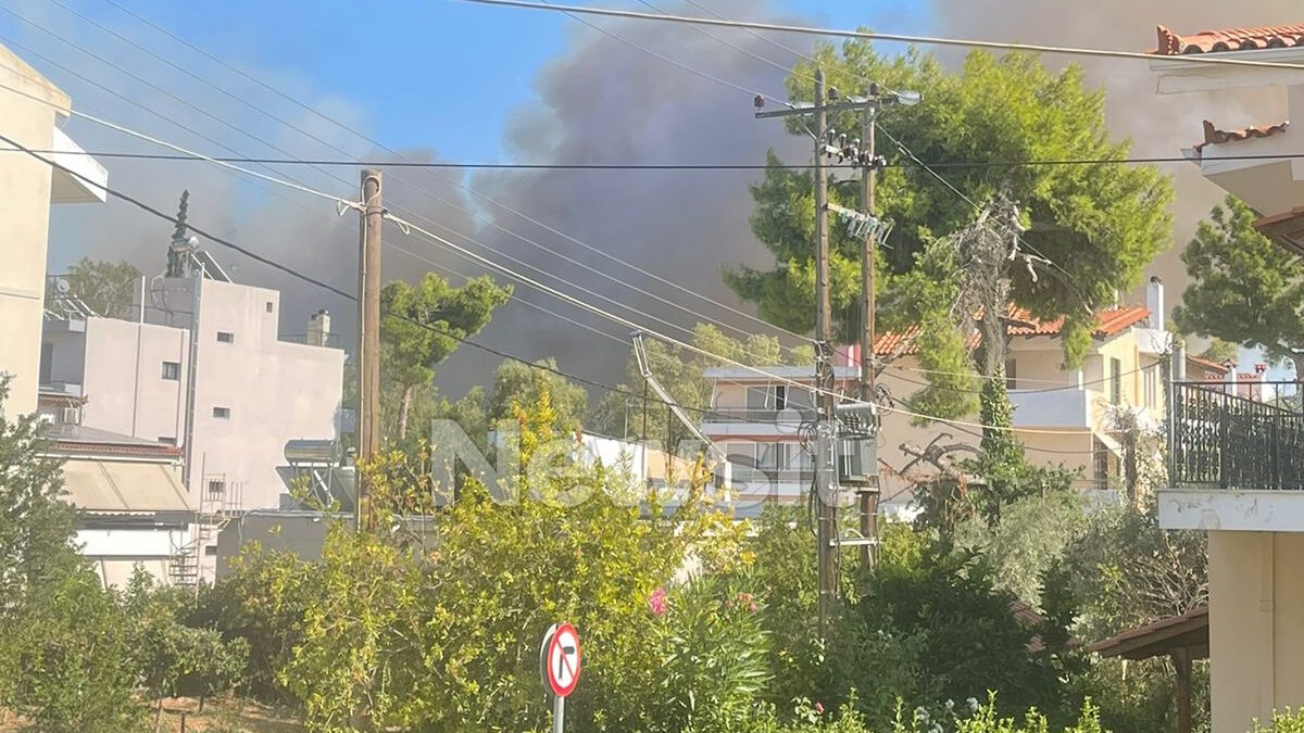 Φωτιά στην Παιανία