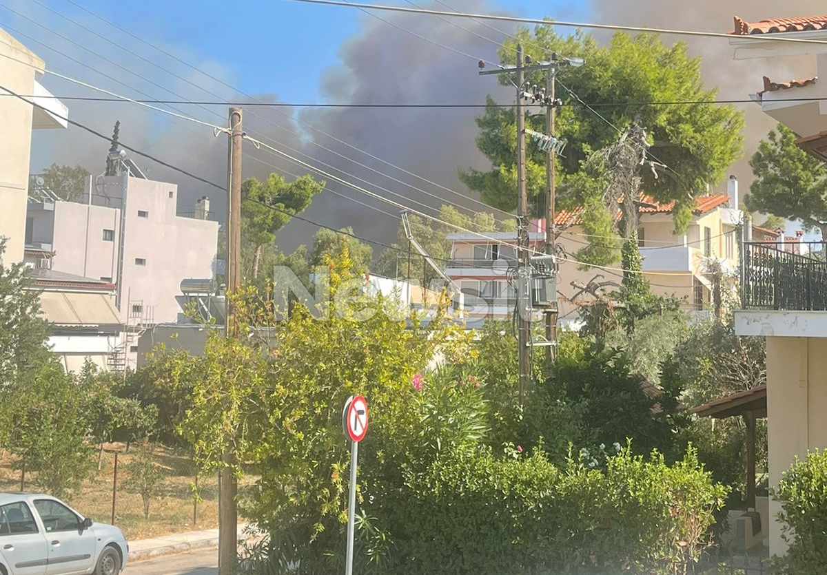 Φωτιά στην Παιανία