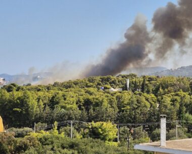 Φωτιά στην Παιανία