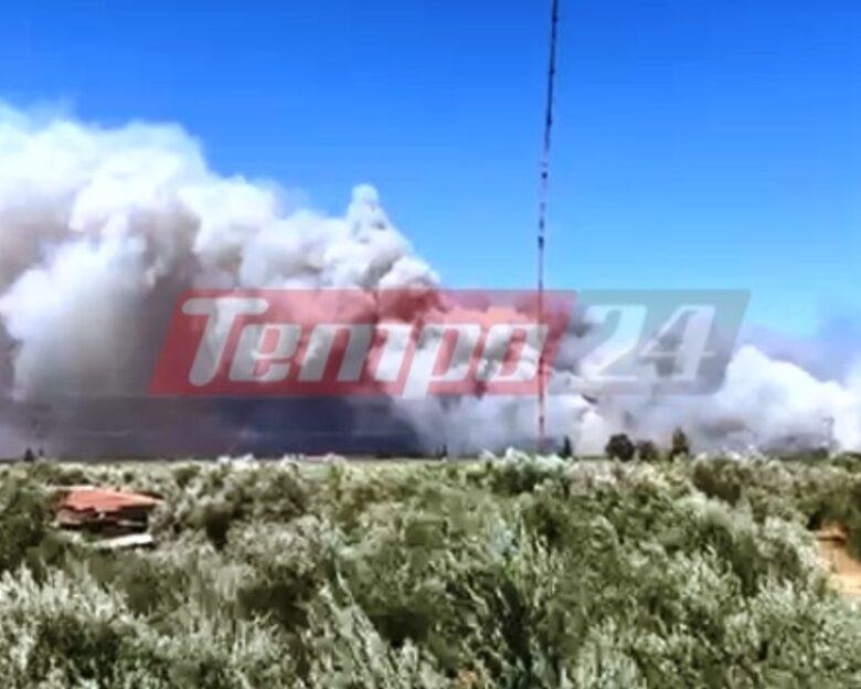 Φωτιά στην Αχαΐα: Μήνυμα από το 112 για εκκένωση 5 περιοχών – «Απομακρυνθείτε προς ΒΙΠΕ Πάτρας»