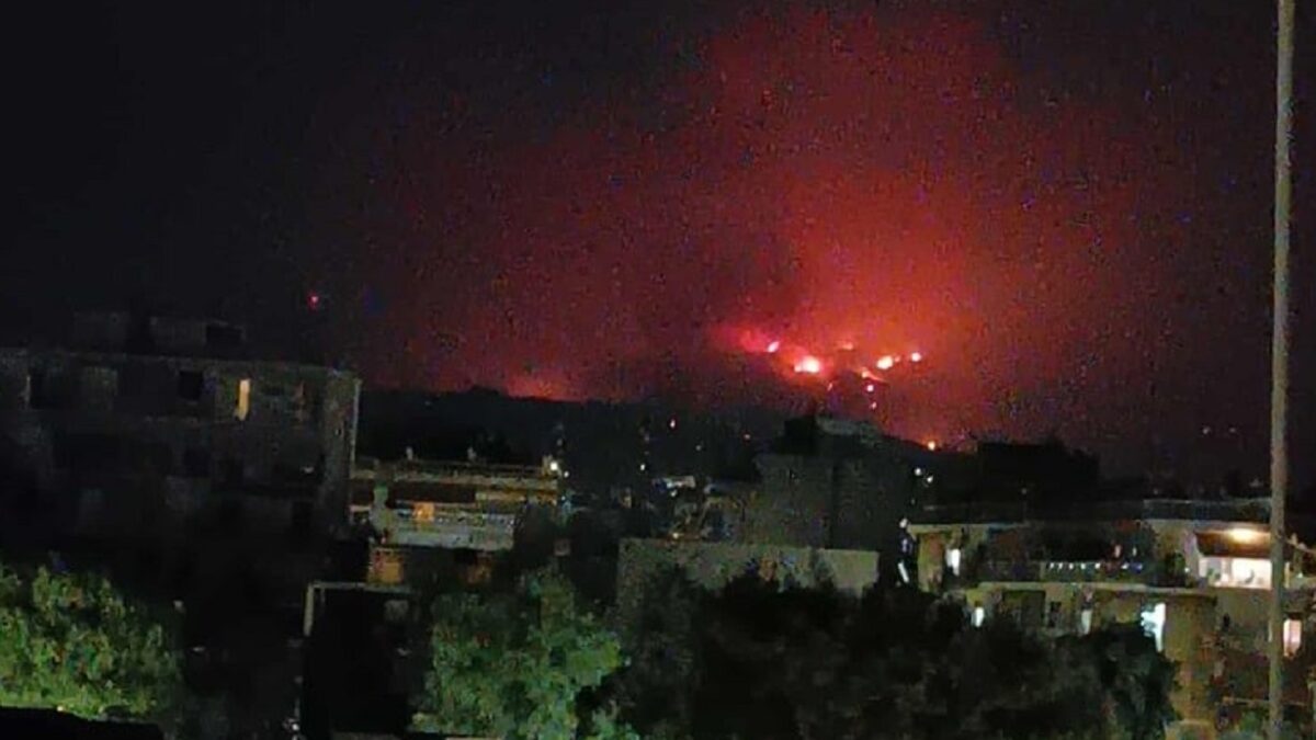 Φωτιά στην Πάτρα