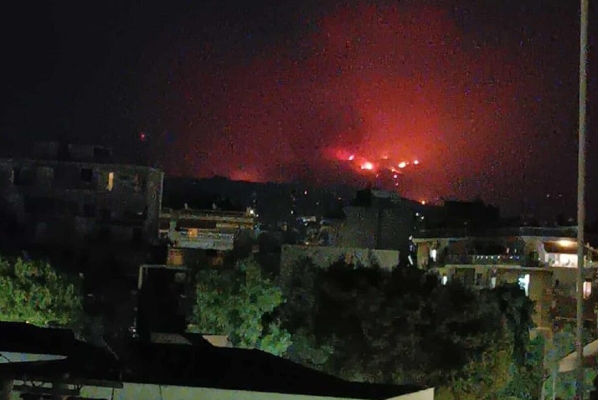 Φωτιά στην Πάτρα