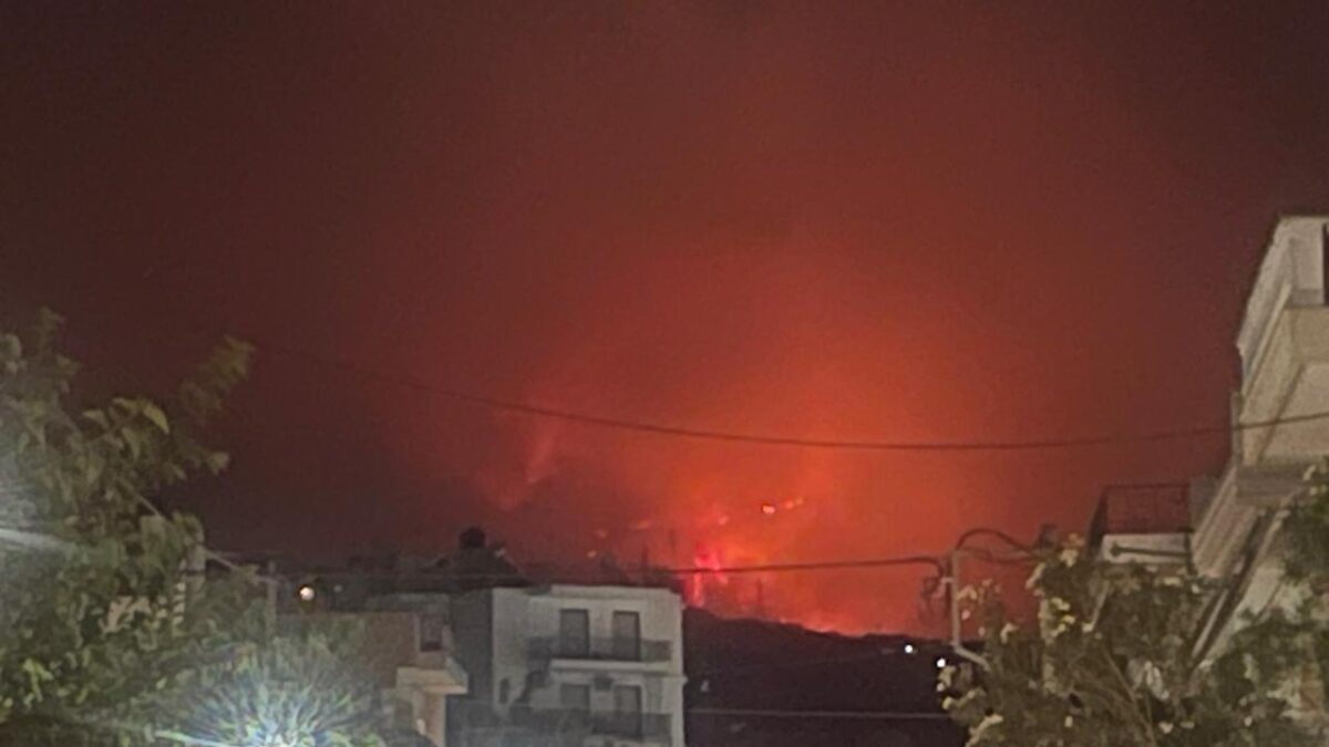 Φωτιά στην Πάτρα