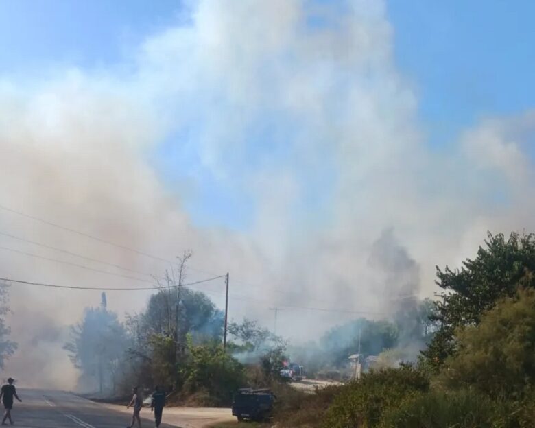 Φωτιά στην Πρέβεζα: Ήχησε το 112 για εκκένωση δυο οικισμών