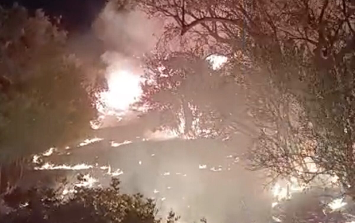 Φωτιά στη Σαλαμίνα