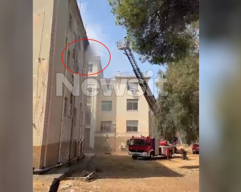Υπό έλεγχο η φωτιά στο νοσοκομείο Σωτηρία: «Ξέσπασε σε κτίριο διοίκησης, δεν υπήρχαν μέσα ασθενείς»