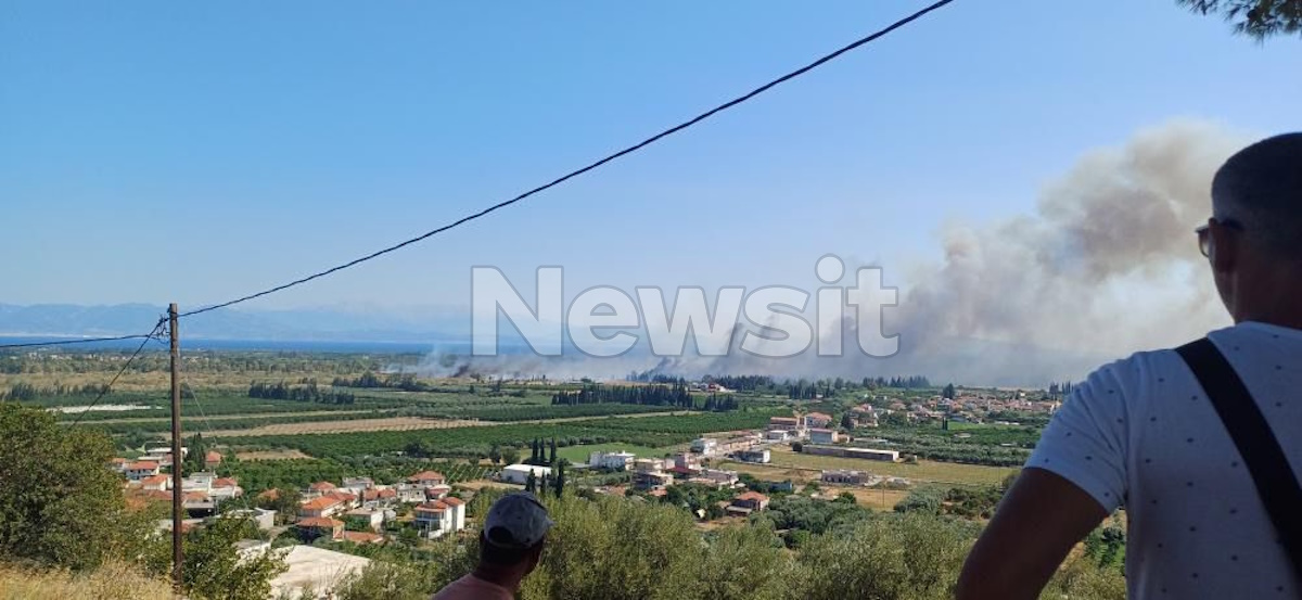 Φωτιά στην Αιτωλοακαρνανία