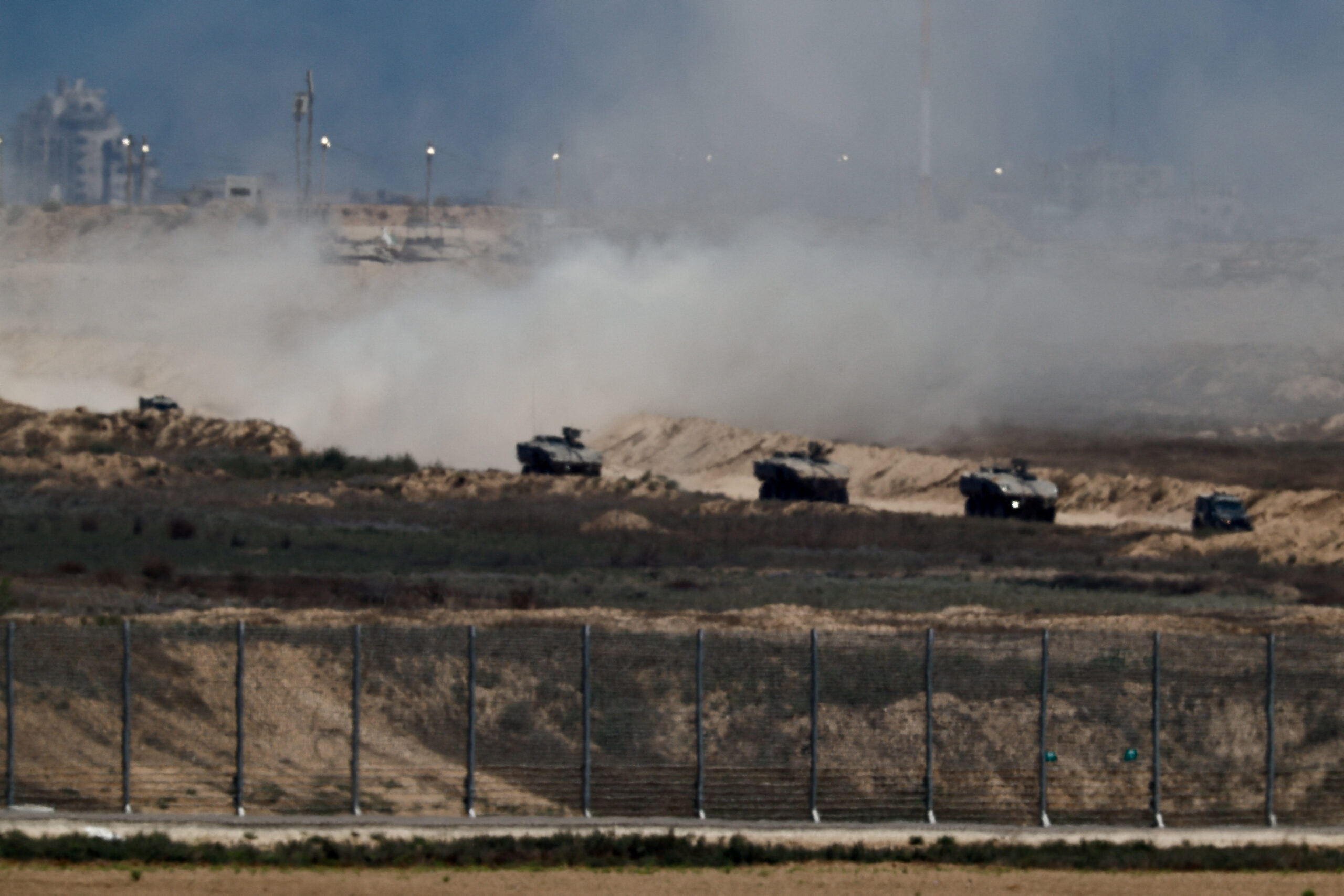 An Israeli Military Phalanx in Gaza