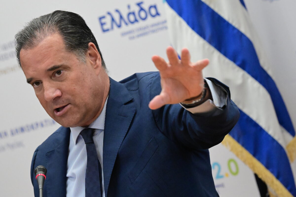 Ο υπουργός Υγείας, Άδωνις Γεωργιάδης