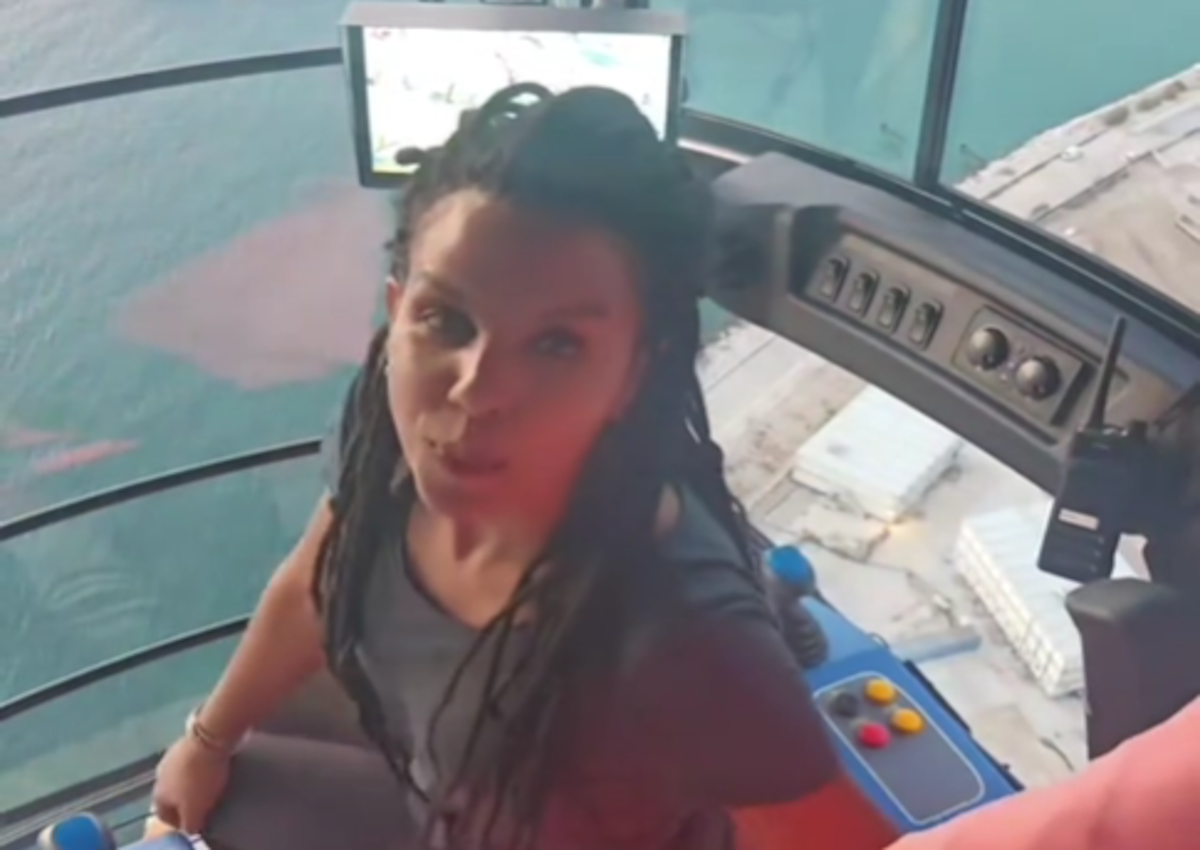 Η γυναίκα στον γερανό