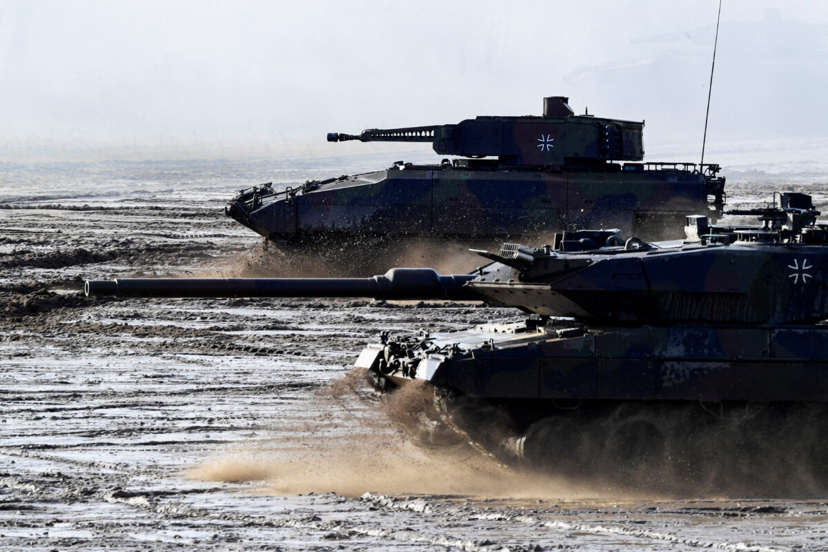 Γερμανικά τεθωρακισμένα Leopard και Puma