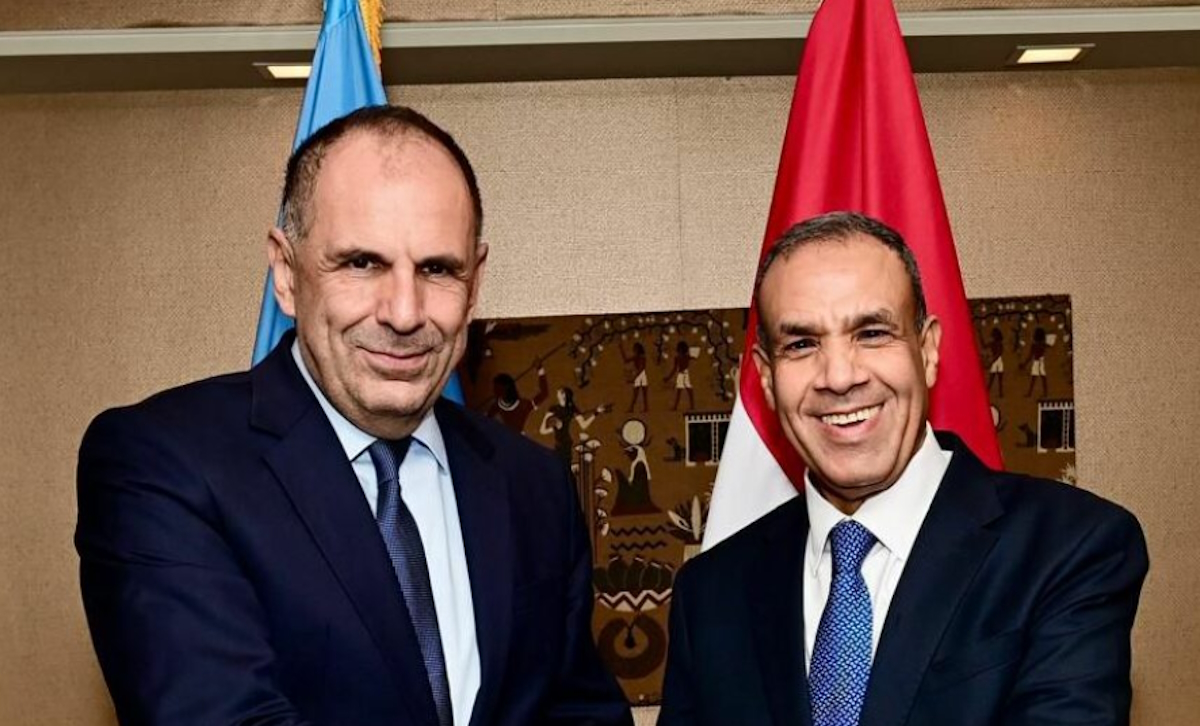 Οι Υπουργοί Εξωτερικών Ελλάδας και Αιγύπτου, Γιώργος Γεραπετρίτης και Badr Abdelatty