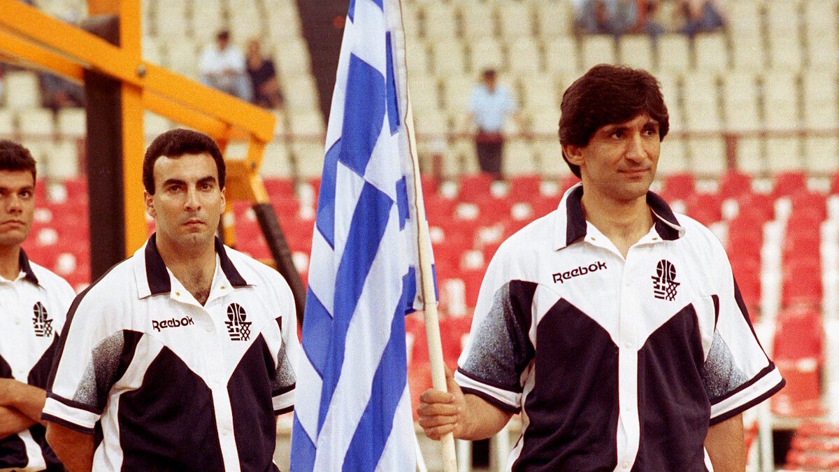 Νίκος Γκάλης και Παναγιώτης Γιαννάκης (ΦΩΤΟ Eurokinissi)
