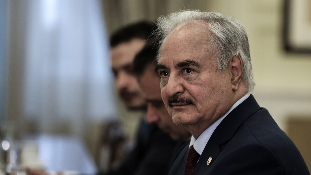 Ο στρατάρχης Χαλίφα Χάφταρ