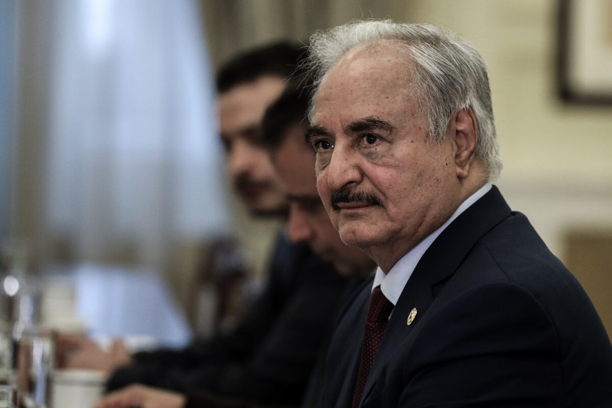 Ο στρατάρχης Χαλίφα Χάφταρ