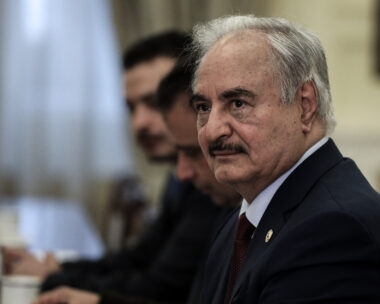 Ο στρατάρχης Χαλίφα Χάφταρ