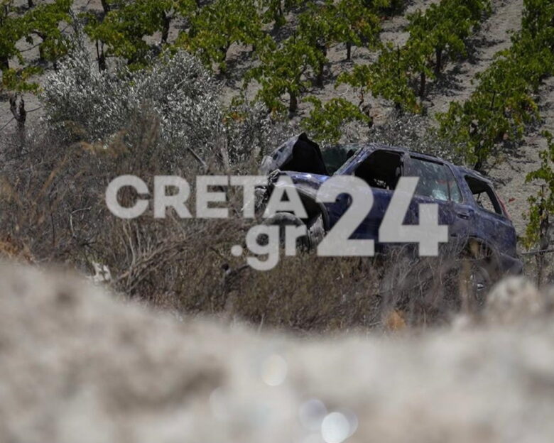Τροχαίο δυστύχημα στο Ηράκλειο – 87χρονος έκανε «βουτιά θανάτου» σε γκρεμό