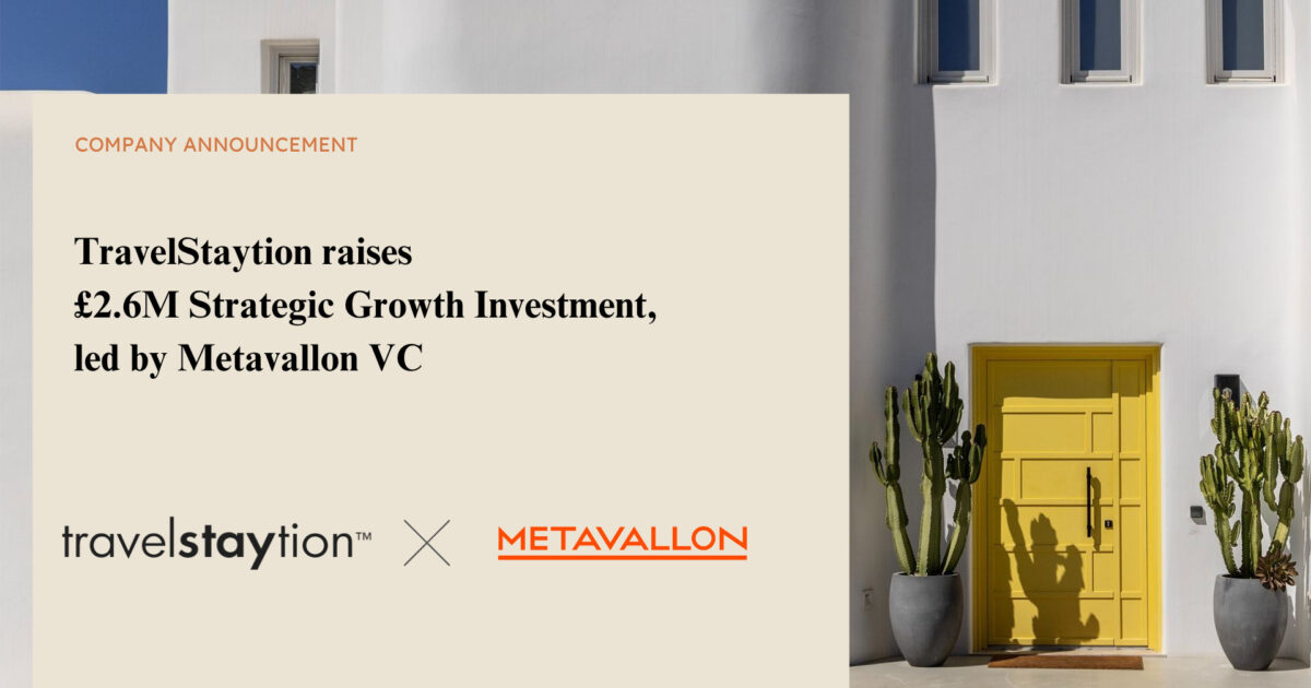 Travelstaytion ensures € 3cm funding to accelerate its international development and forming single standards in the short -term lease market