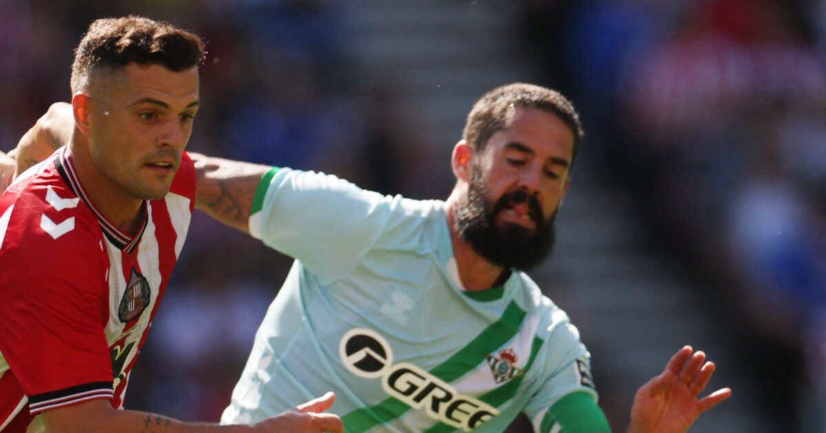 Betis’s Isco suffered a new fork fracture and will be out of action for three months