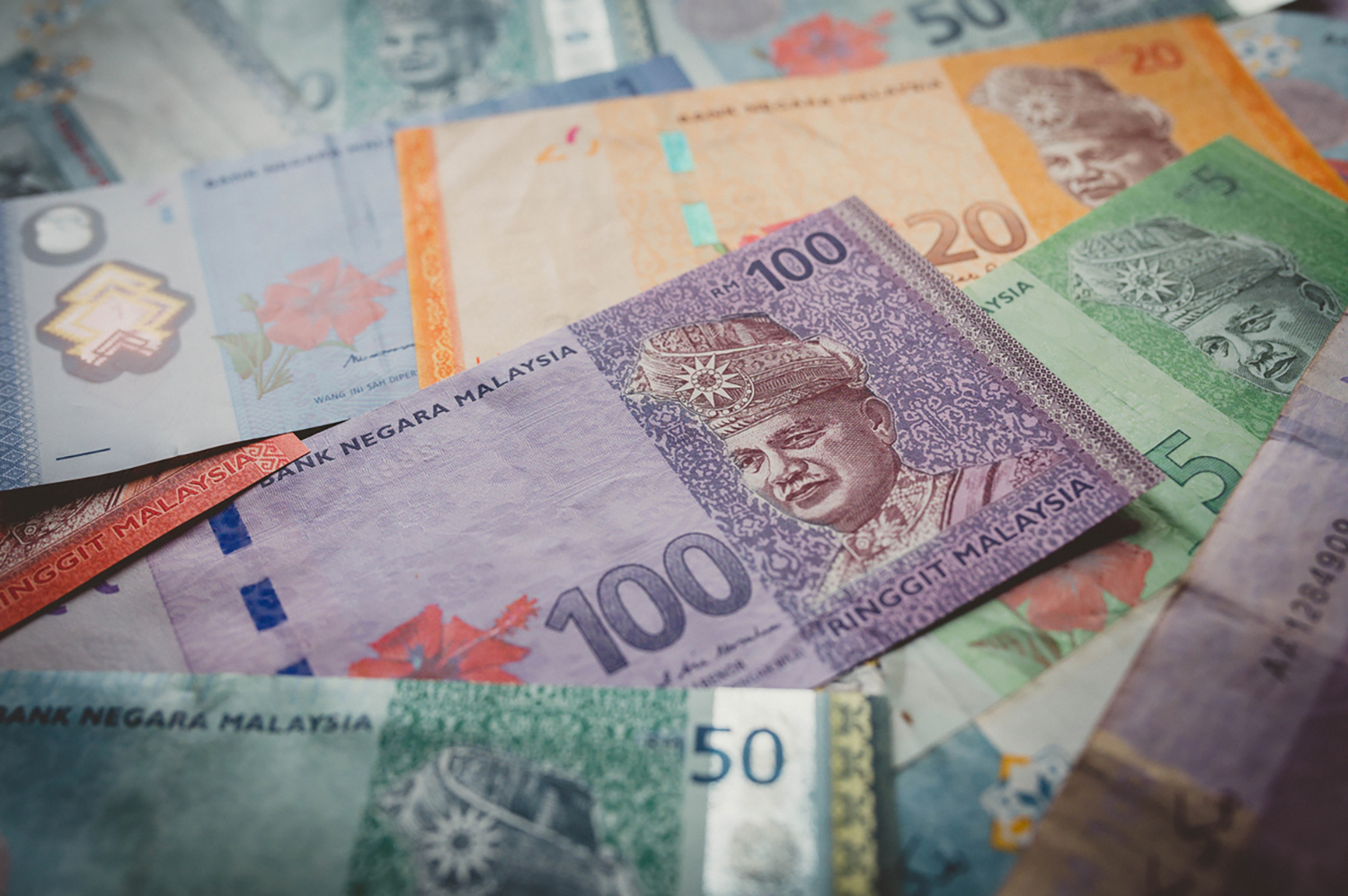 Image of Malaysia Currency Notes - Money and Finance Concept
