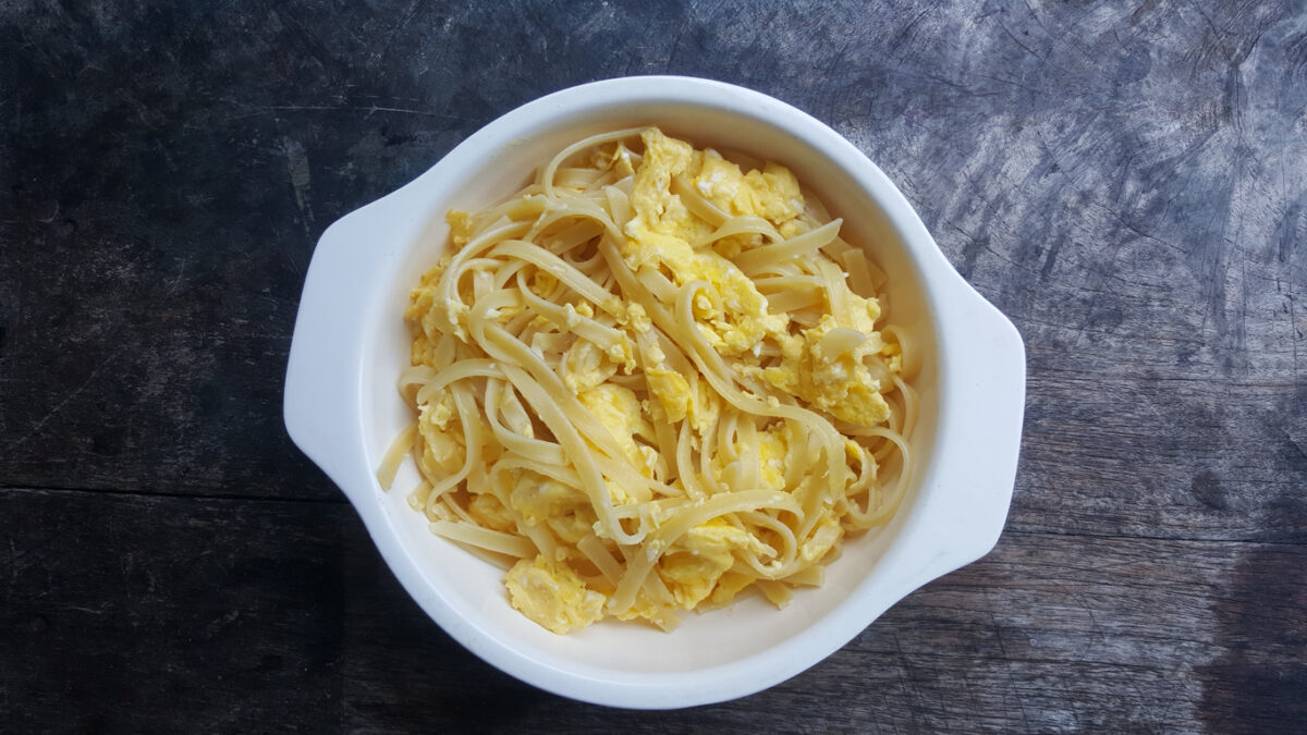 Pasta in a bowl