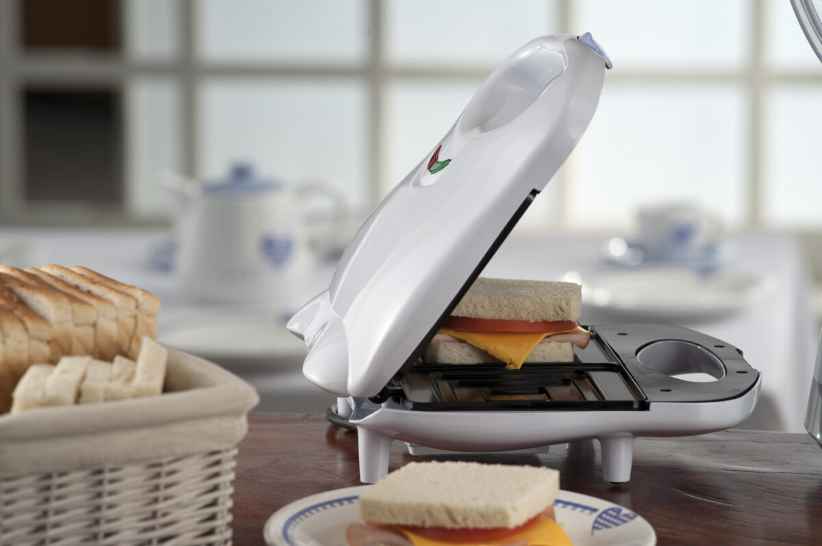Toaster with cheese sandwich
