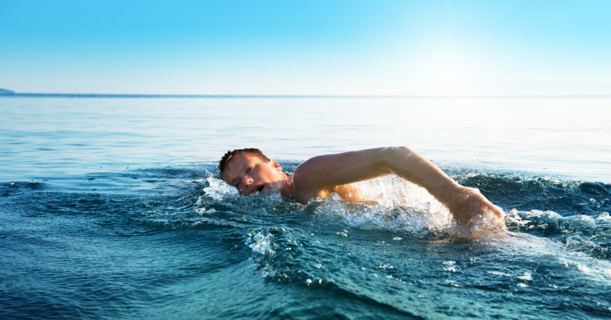 When is swimming after shoulder arthroscopy