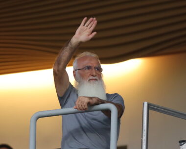 Ο Ιβάν Σαββίδης στο γήπεδο της Τούμπας