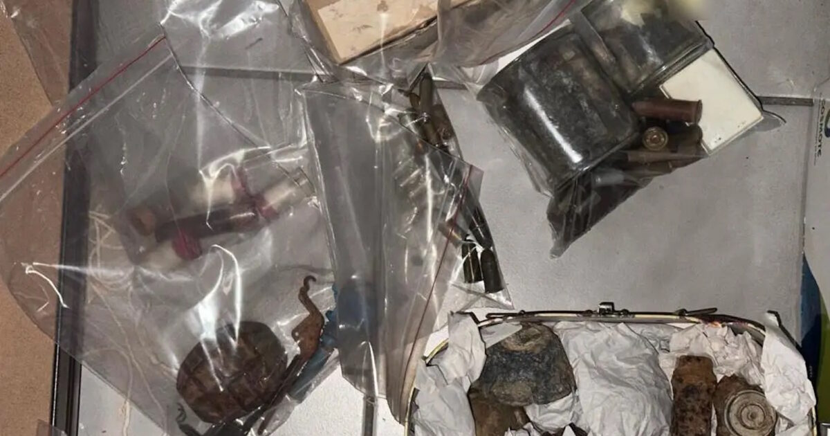 Caesarean: Video of weapons and ammunition investigations that sounded an alarm to the police