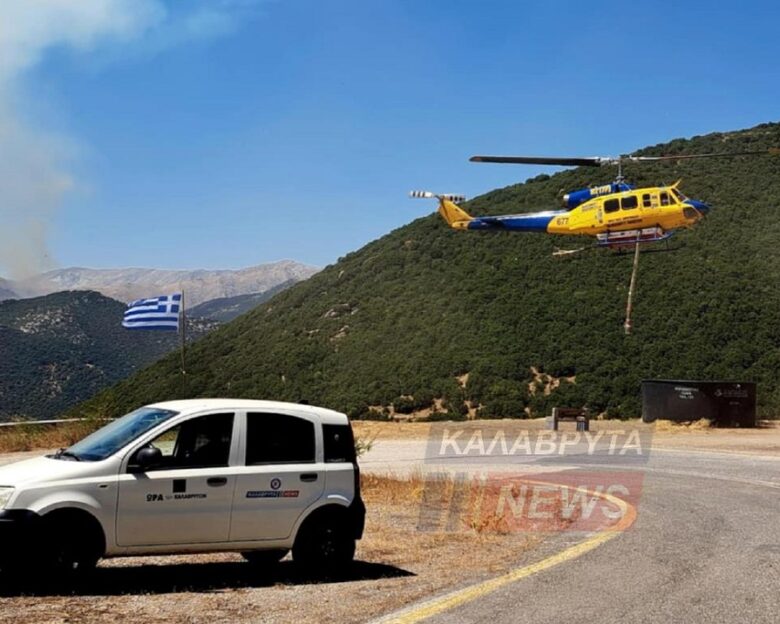 Καλάβρυτα: Καλύτερη η εικόνα της μεγάλης φωτιάς – Καταγγελίες για δύο «ύποπτους νεαρούς» την ώρα που ξέσπασε η πυρκαγιά