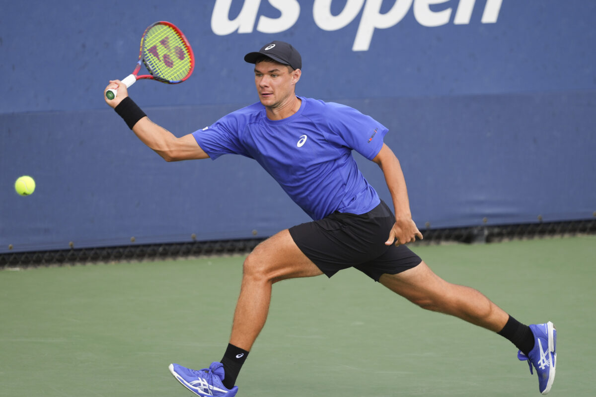 Ο Κάμιλ Μάιρζακ σε αγώνα του στο US Open (AP Photo
