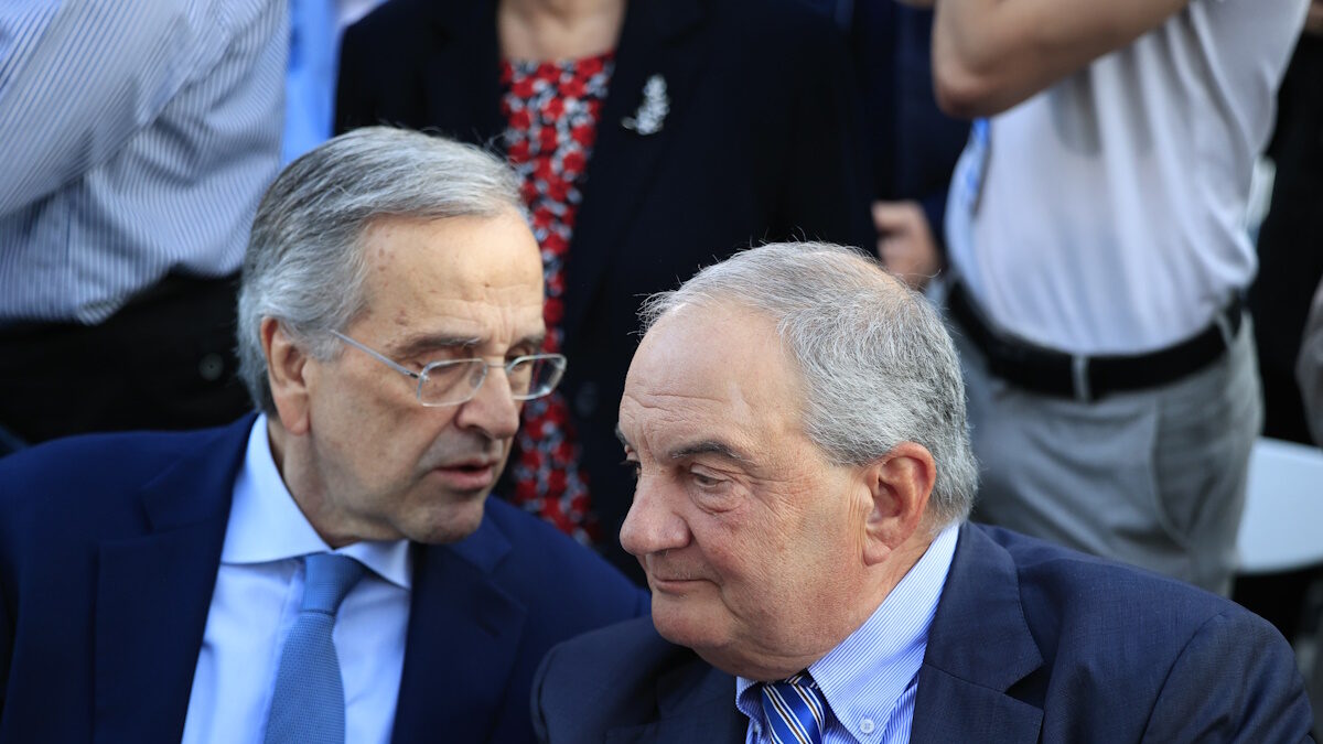 Κώστας Καραμανλής και Αντώνης Σαμαράς