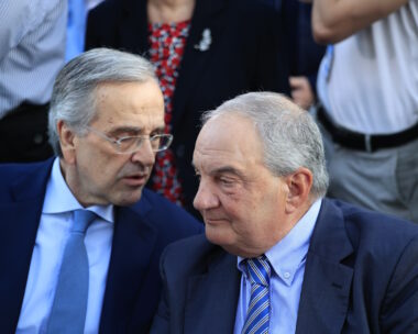 Κώστας Καραμανλής και Αντώνης Σαμαράς