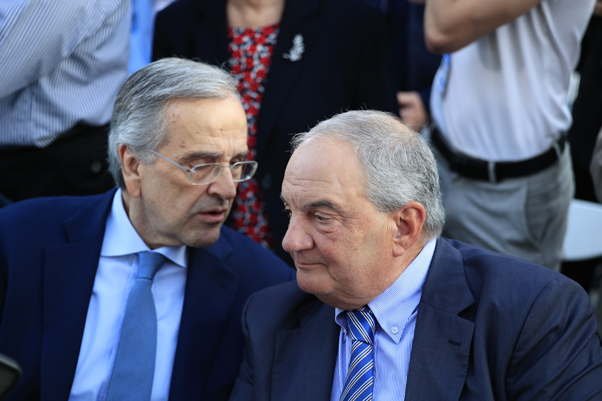 Κώστας Καραμανλής και Αντώνης Σαμαράς