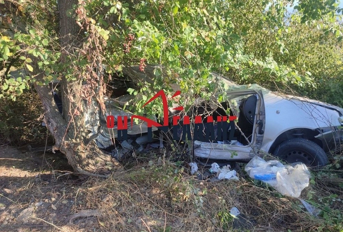 Το αυτοκίνητο μετά το τροχαίο δυστύχημα
