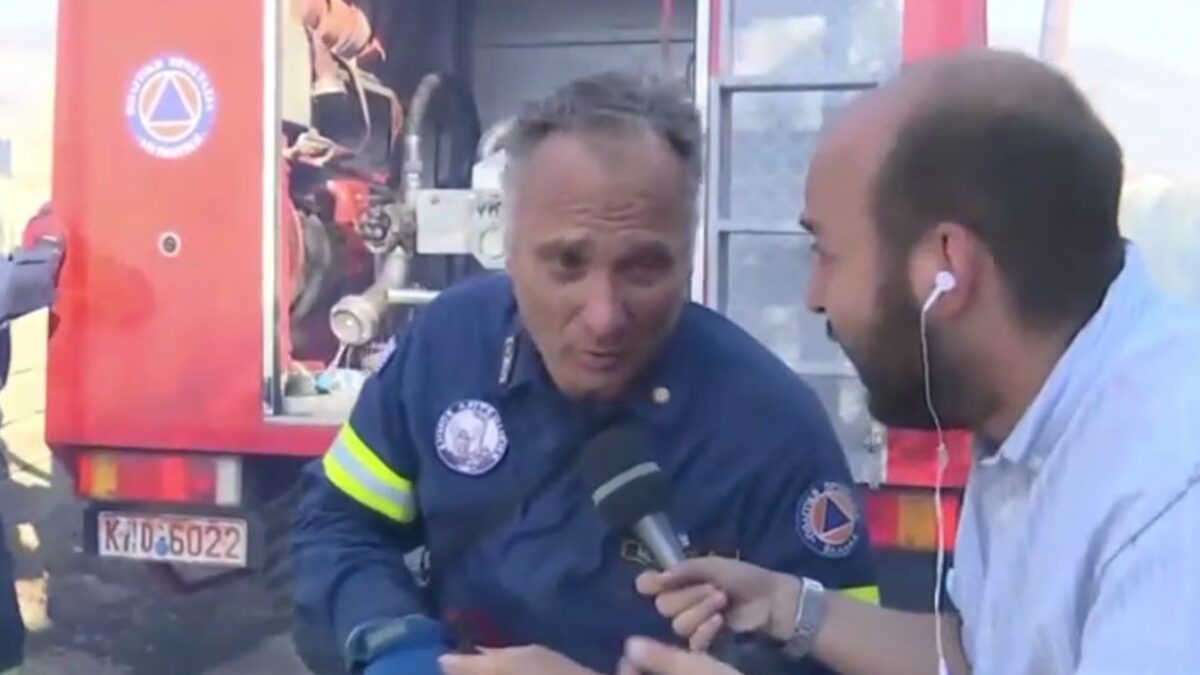 Ο εθελοντής πυροσβέστης