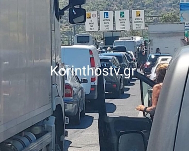 Κυκλοφοριακό χάος στην Αθηνών – Κορίνθου μετά την εκτροπή νταλίκας: Ουρές χιλιομέτρων
