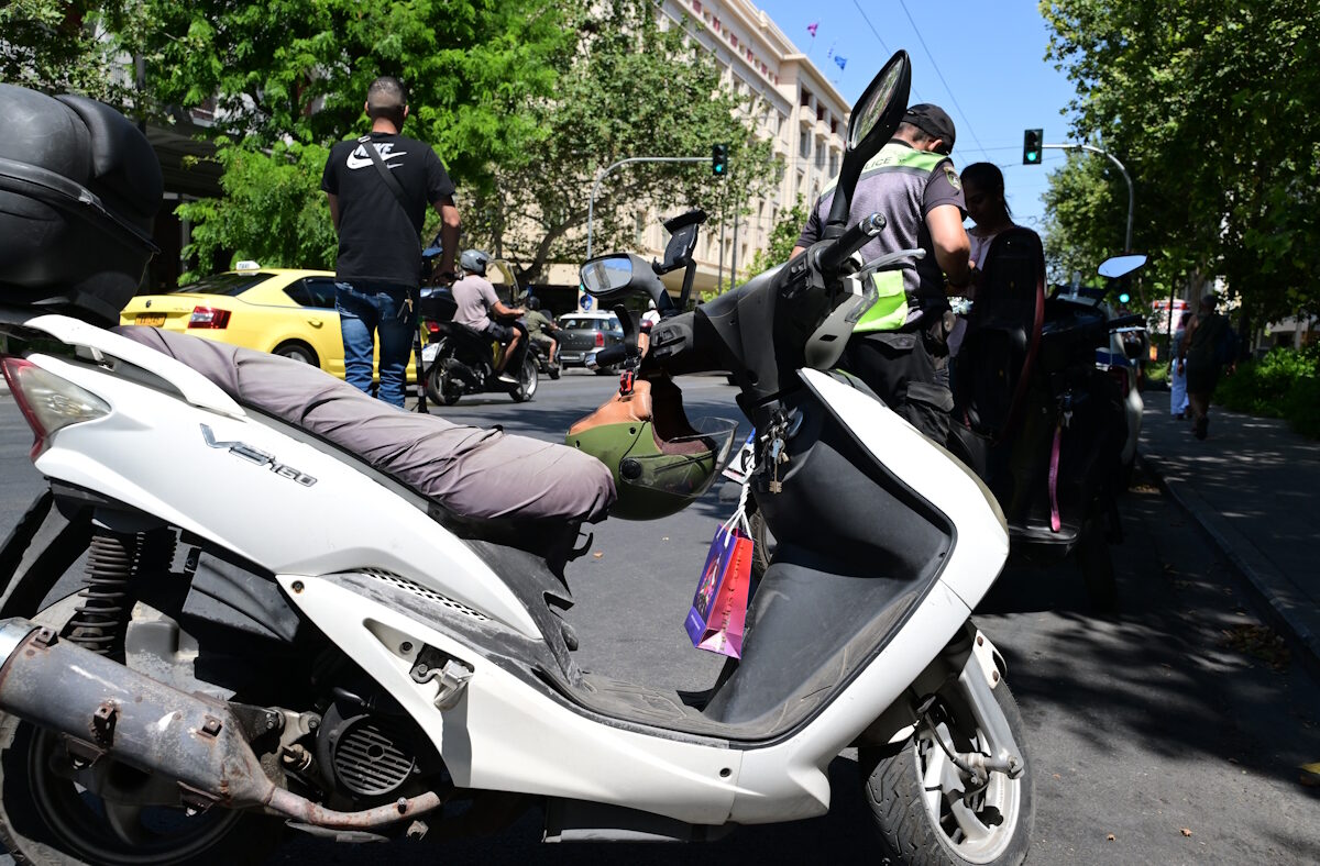 Έλεγχοι της Τροχαίας για μη χρήση κράνους