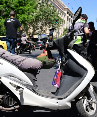 Έλεγχοι της Τροχαίας για μη χρήση κράνους