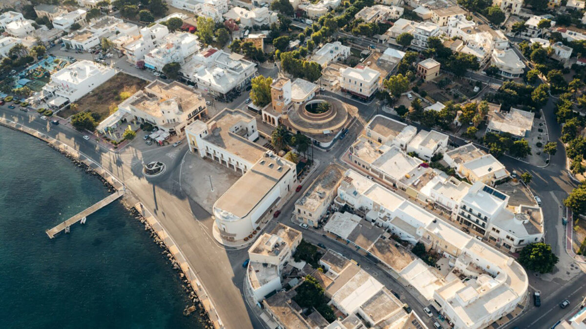 Άποψη του οικισμού Λακκί από ψηλά