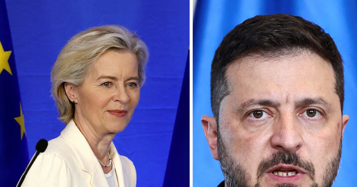 Also present by Ursula von del Laien at Trump – Zelenski meeting in the White House – in Brussels is going by Ukrainian President