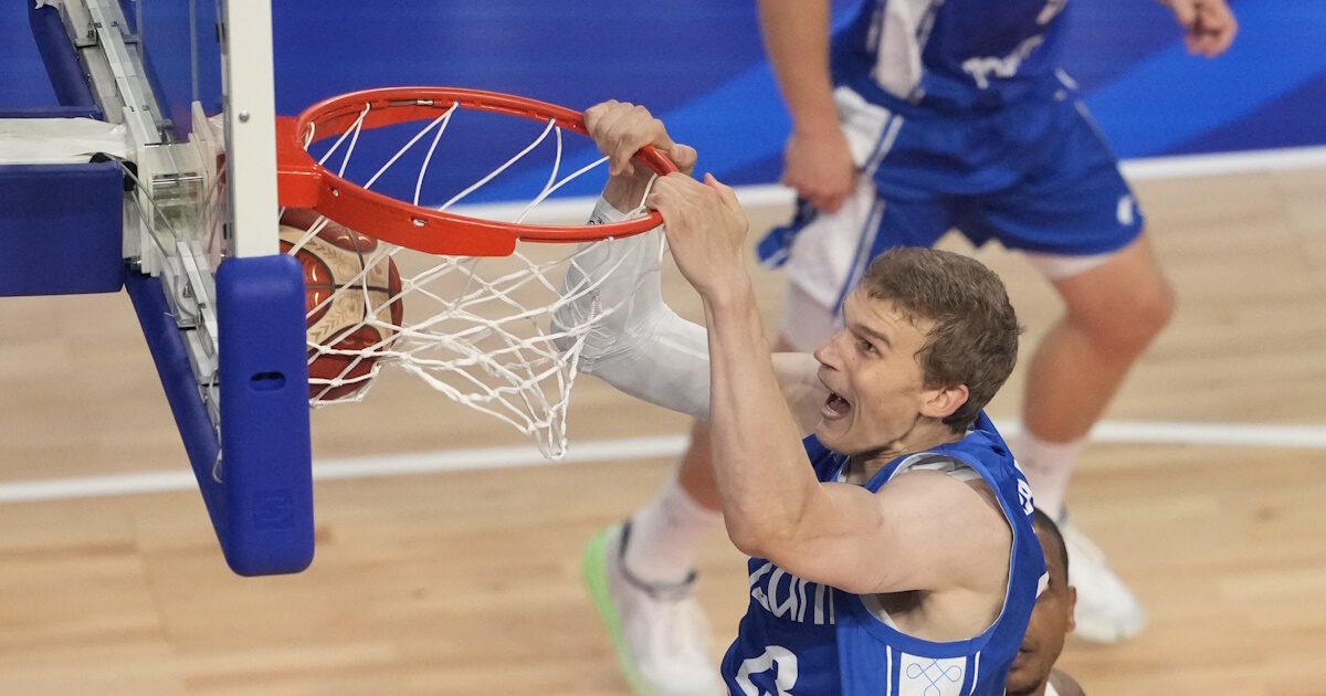 Lauri Marcanen of Finland set a record with 48 points against Belgium