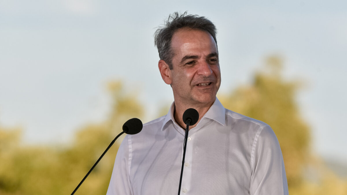 O Κυριάκος Μητσοτάκης