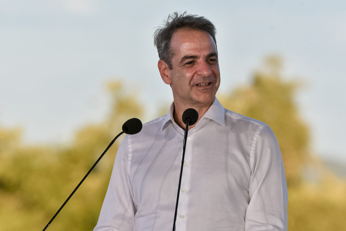 O Κυριάκος Μητσοτάκης