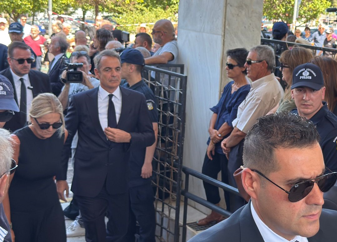O Κυριάκος Μητσοτάκης με τη σύζυγό του Μαρέβα