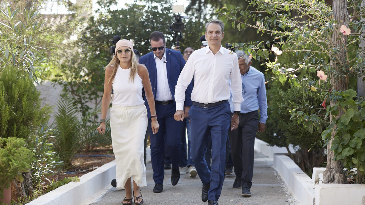 Ο Κυριάκος Μητσοτάκης και η Μαρέβα Γκραμπόφσκι