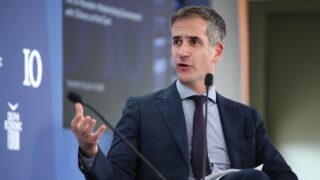 Στιγμιότυπο από την δεύτερη ημέρα εργασιών του 10ου Οικονομικού Φόρουμ των Δελφών, Πέμπτη 10 Απριλίου 2025. 
(ΑΡΓΥΡΩ ΑΝΑΣΤΑΣΙΟΥ