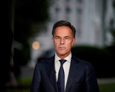 Ο Γενικός Γραμματέας του ΝΑΤΟ, Μαρκ Ρούττε