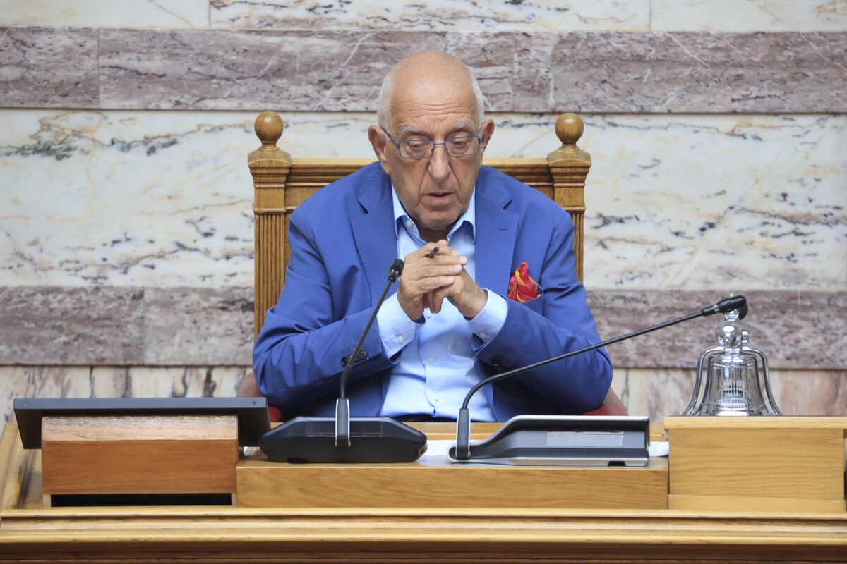 Ο Πρόεδρος της Βουλής, Νικήτας Κακλαμάνης