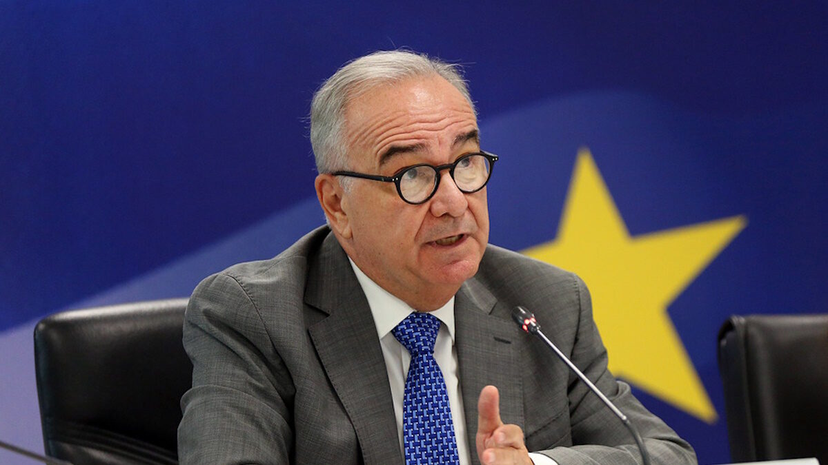 Ο αναπληρωτής υπουργός Εθνικής Οικονομίας και Οικονομικών Νίκος Παπαθανάσης